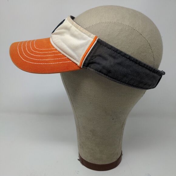 Forty Seven Brand Mens Sun Visor Strapback Cap Embroidered D Logo Orange OS - Picture 5 of 12